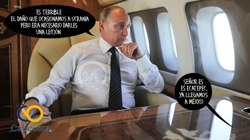 cabeceramx's tweet photo. #ElMeme de @osvaldomonos y la posible visita de #Putin a la toma de protesta de @Claudiashein https://t.co/RHqFNadTdY