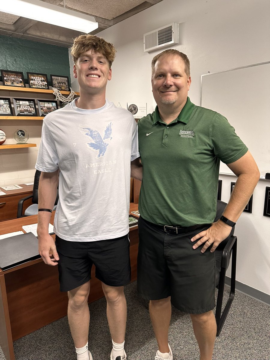 Hudson Kirby (@hudsonkirby3) on Twitter photo After an amazing visit at <a href="/UWPMBB/">Parkside Men's Basketball</a> I’m excited and grateful to say that I received a scholarship offer! Thank you to coach <a href="/CoachGabeMiller/">Gabe Miller</a>, <a href="/connor_voelker/">Connor Voelker</a> and head coach Luke Reigel! <a href="/GHS_BBasketball/">Geneva High School Boys Basketball</a> <a href="/BreakawayBball/">Breakaway Basketball</a> After an amazing visit at <a href="/UWPMBB/">Parkside Men's Basketball</a> I’m excited and grateful to say that I received a scholarship offer! Thank you to coach <a href="/CoachGabeMiller/">Gabe Miller</a>, <a href="/connor_voelker/">Connor Voelker</a> and head coach Luke Reigel! <a href="/GHS_BBasketball/">Geneva High School Boys Basketball</a> <a href="/BreakawayBball/">Breakaway Basketball</a>