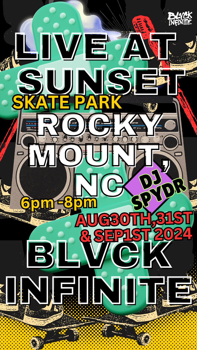 kozmicsheem's tweet photo. AYEE! Mark Your Calendars! I Will Be Performing Live! Aug30th - Sep1st! “We All Eat Fest” Be There 💯 If You’re An Aspiring Artist Tap In! We Have Opportunities For Live Performance 🔥 #Blvckinfinite #Rockymount https://t.co/djjyMtKRTj