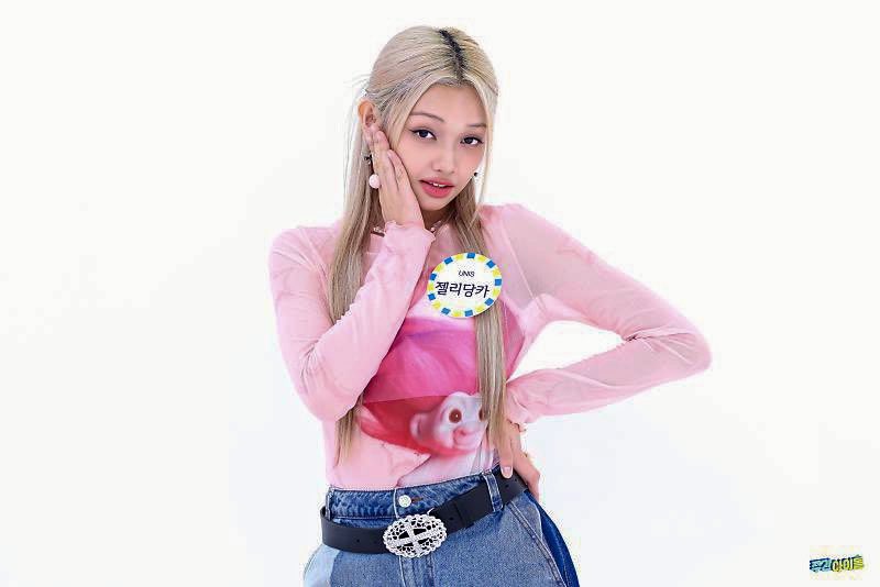 GehleeBrasil's tweet photo. 📸 | Confira novas imagens da #GEHLEE durante a gravação do Weekly Idol.

#GEHLEE #젤리당카 #UNIS #유니스 @UNIS_offcl https://t.co/GVQVRh88cq