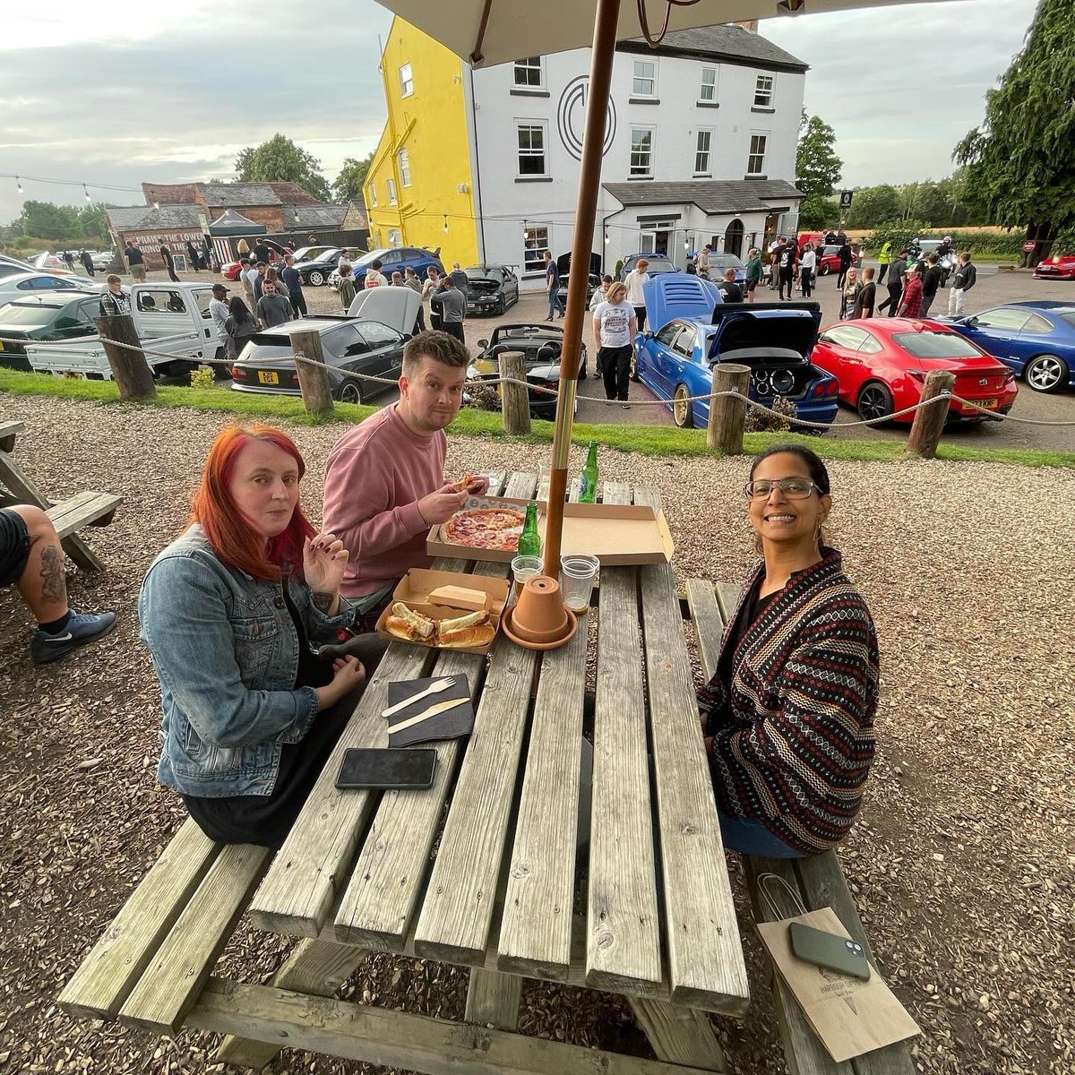 Popbangcolour's tweet photo. Hap’ d birthday @LeeEagleton - to celebrate the two @ToyotaUK ’s went to Daikoku night @CaffandMac this evenin’ 

#Daikokunight #CaffeineandMachine https://t.co/6IY6Cm58Ap