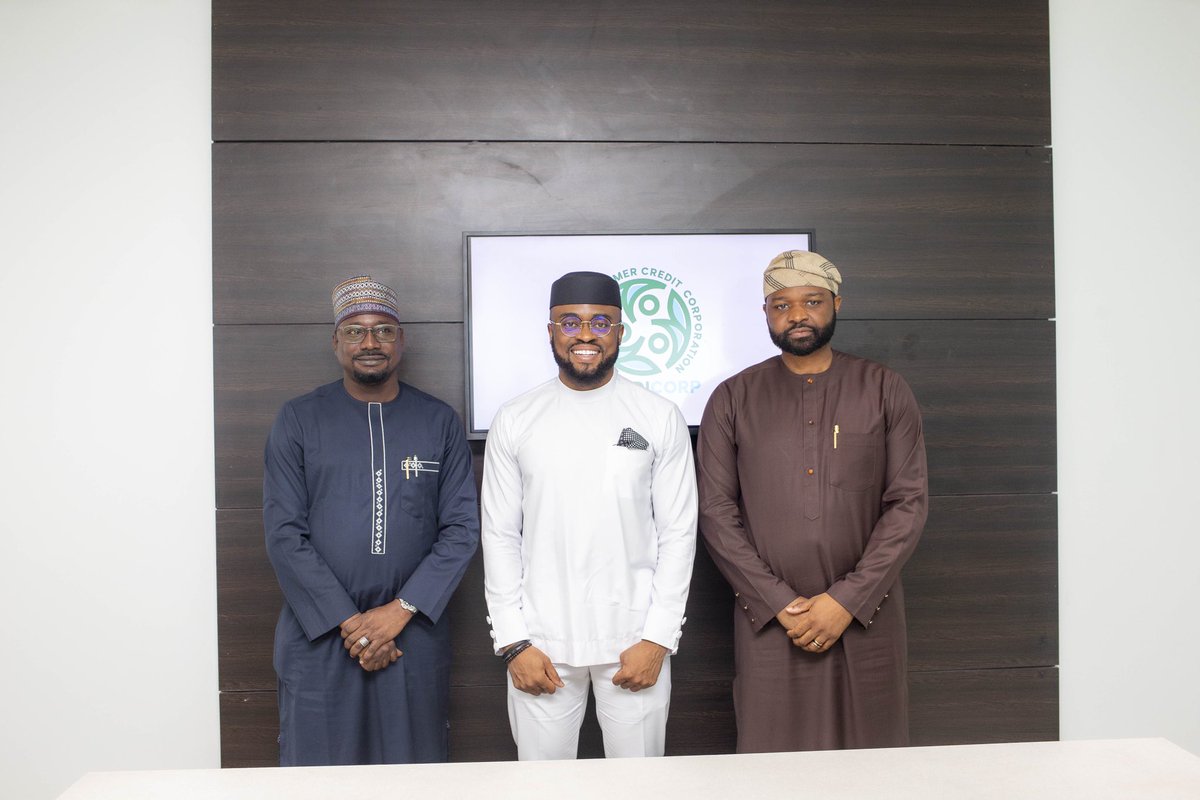 abbaaliyu_'s tweet photo. Discussing the prospect of partnering with @CrediCorpNG to facilitate the deployment of productive-use equipment #PUE has been one of the highlights of my week. I met with the MD/CEO, @uzonwagba, and was thrilled to learn about CrediCorp’s expansion of credit access in #Nigeria https://t.co/kuvXrEKLcj