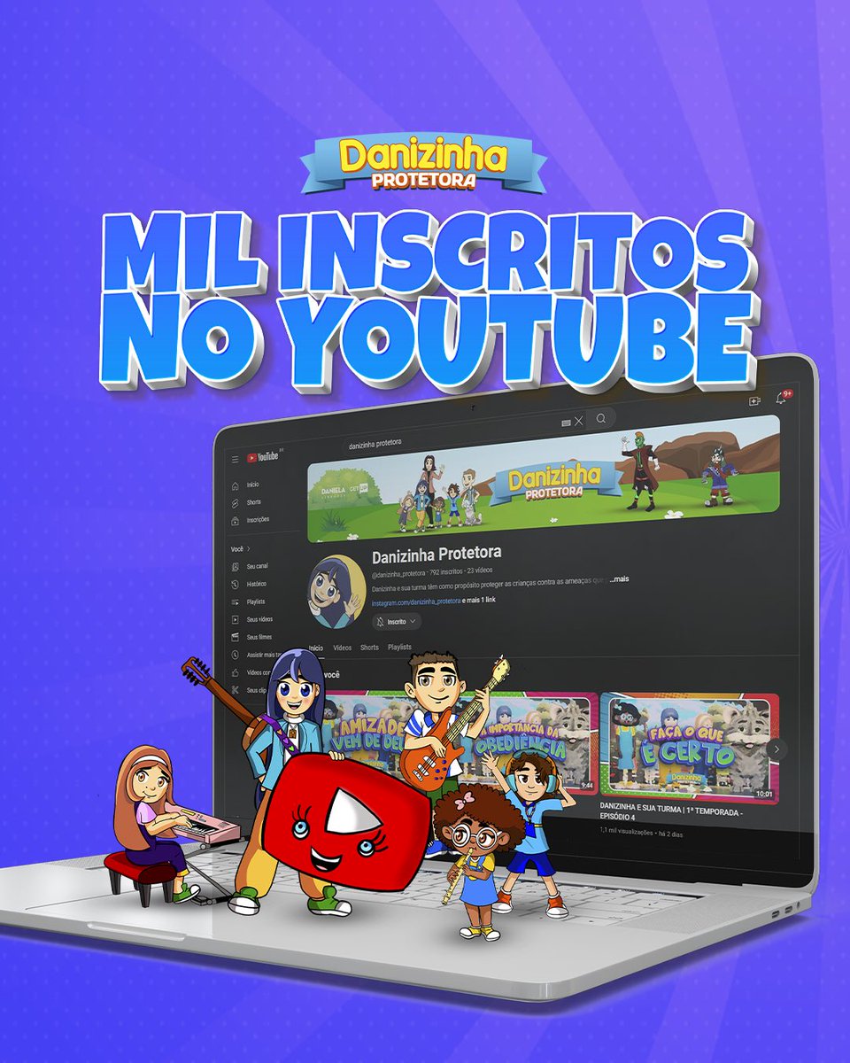 Estamos muito felizes! 💜
Se inscrevam no nosso canal: youtube.com/@danizinha_pro…