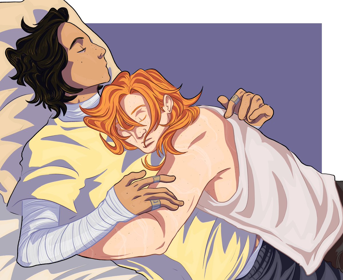 Can you tell I like to draw people sleeping

#skk #soukoku