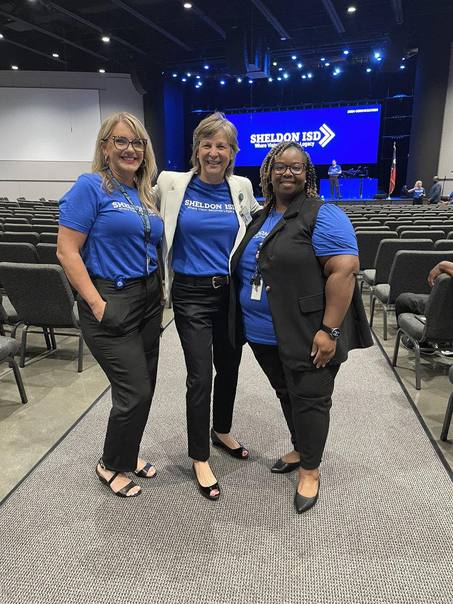 BeckyZalesnik's tweet photo. The @SheldonSTEM Admin. Team is ready for the new school year! I’ll go to battle anywhere with these two by my side. 💪💪😁😁 #STEMfamily #We’reReady @MsAllenSTEM @_annetteclark #Convocation24 https://t.co/xGtSFsgbHr