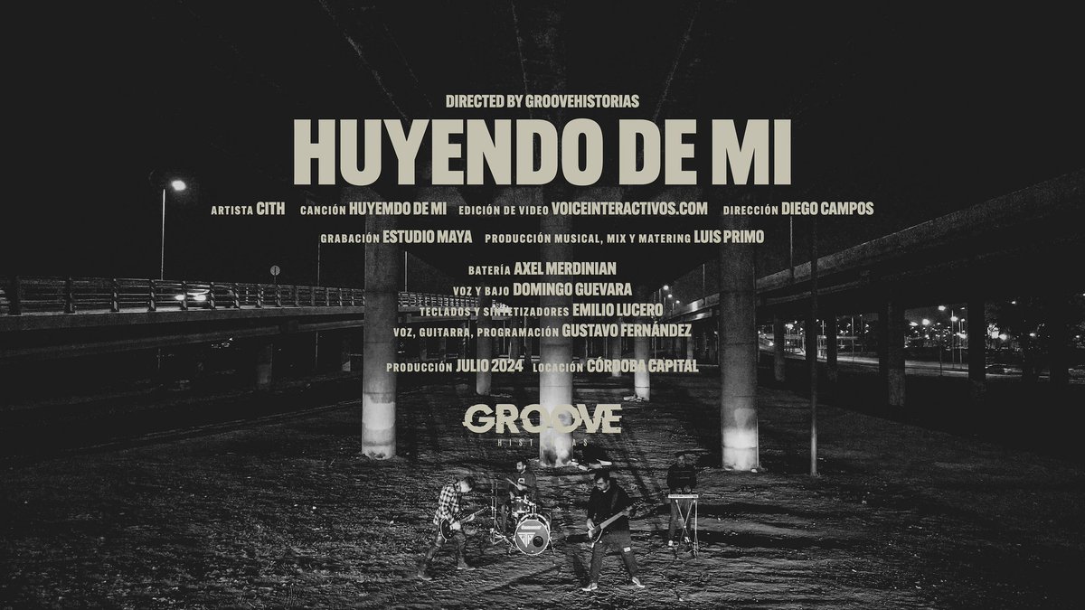 📡El cierre del Pragmaverso llegó. El escape 📺 - "Huyendo de Mi" ya disponible en YouTube: youtu.be/s-XsY-Jviec?si…
.
🎬Dirección: Diego Campos @groovehistorias 
🎛️Producción: <a href="/luis_primo/">Luis Angel</a> en @maya_studiocba 
.
#Cith #Videoclip #HuyendoDeMi #Cordoba #Argentina