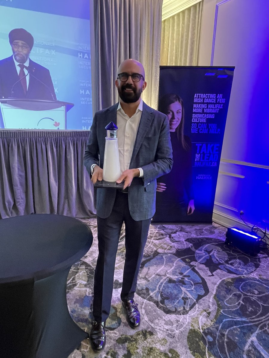 Mike Savage (@mikesavagehfx) on Twitter photo Today, Peter Van Praagh, the founding & current President of the Halifax International Security Forum, received the first-ever <a href="/hfxnovascotia/">Discover Halifax</a> Beacon Event Award. Since 2009 the HISF has contributed to Halifax's reputation as a world-class destination to international leaders. Today, Peter Van Praagh, the founding & current President of the Halifax International Security Forum, received the first-ever <a href="/hfxnovascotia/">Discover Halifax</a> Beacon Event Award. Since 2009 the HISF has contributed to Halifax's reputation as a world-class destination to international leaders.