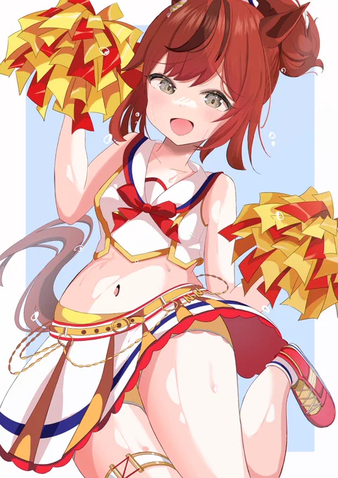 #これを見た人は無言で去年8月の画像を貼る チアネイチャでした〜!