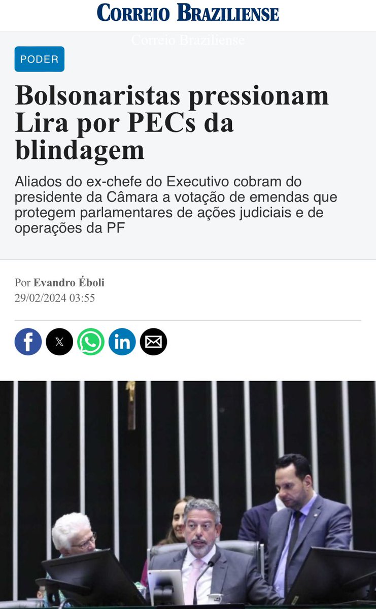 ‼️Eu não consigo acreditar que o governo federal irá sucumbir mais uma vez aos desmandos de pseudos ditadores, é vergonhoso no que está se transformando o combate a corrupção no Brasil. 
Eu vejo com muita preocupação o mesmo desenho do governo Dilma, quando do maior golpe já