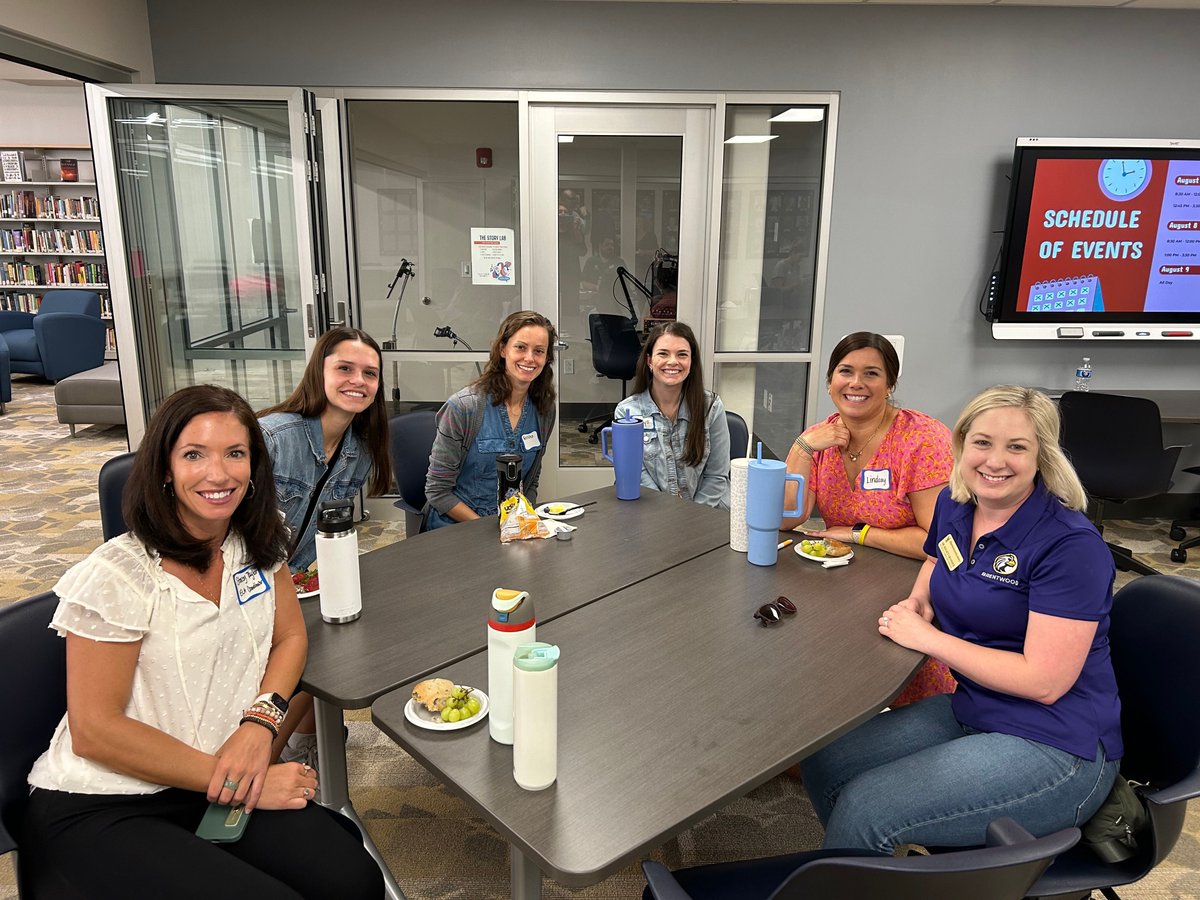 BSDEaglesMO's tweet photo. We are excited to welcome seven new teachers to Brentwood! They are ready to inspire every learner, every day to thrive academically, socially and emotionally in a supportive and inclusive community! 

Let's give them a warm Brentwood welcome!

- Dr. Z. 💜💛💜

#TheBrentwoodWay https://t.co/w6MrCkjAXj