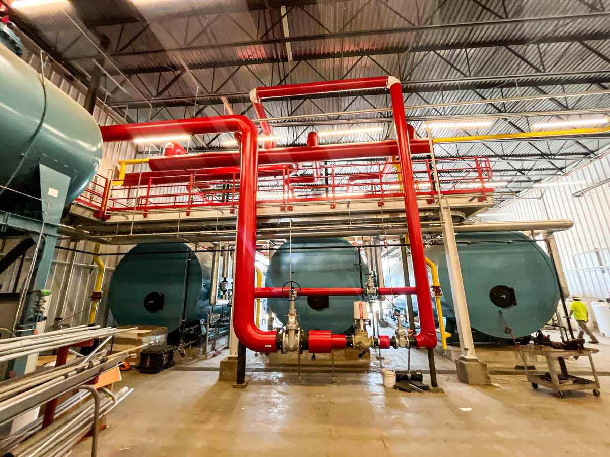 GroupSeaton's tweet photo. Distillation Project  |  Nebraska

The new distillation project in Nebraska is almost complete. We are in the start-up and commissioning phase and hope to produce alcohol very soon!

#SeatonConstruction #Distillationproject #ethanolindustry #generalcontractors https://t.co/lJ9tdB4tSc