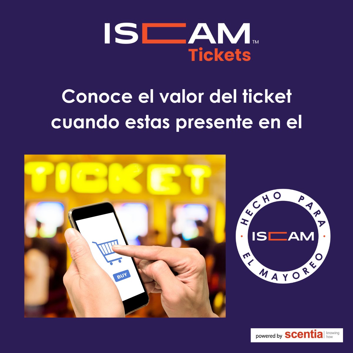 iscam_mx's tweet image. Con ISCAM Tickets conoce el valor del ticket promedio cuando formas parte del viaje de
compra.

#ISCAM #ISCAMTickets #Data #Business #Intelligence #CanalMayoreo #SomosISCAM #SomosTickets #Abarrotes #comprador #shopper #creciendoelmayoreo #hallazgosaccionables #tickets #scentia