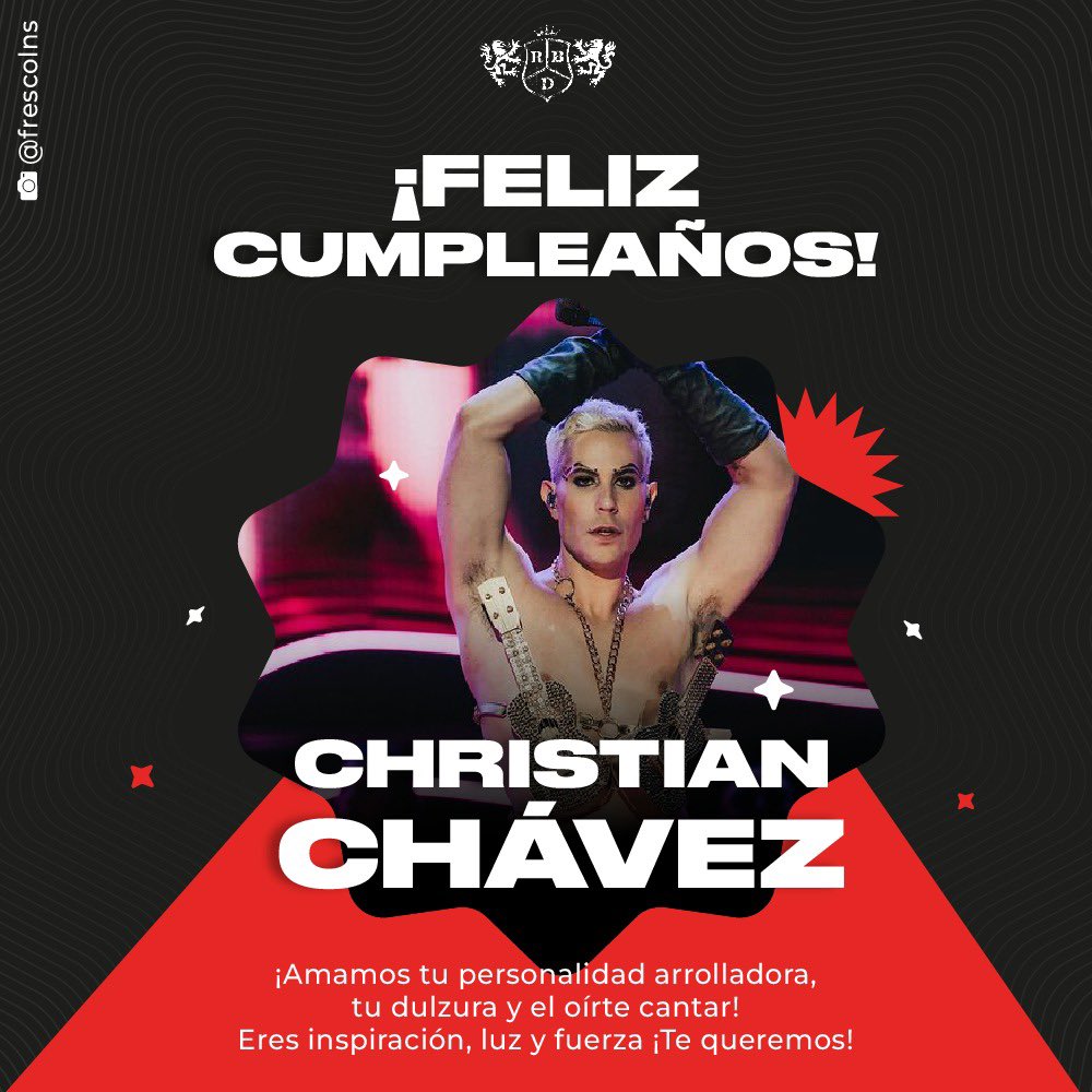 Hoy es un día especial, ¡celebramos la vida de <a href="/christiancha/">Christian Chavez</a>! Envíale todo tu amor ❤✨ 🌈