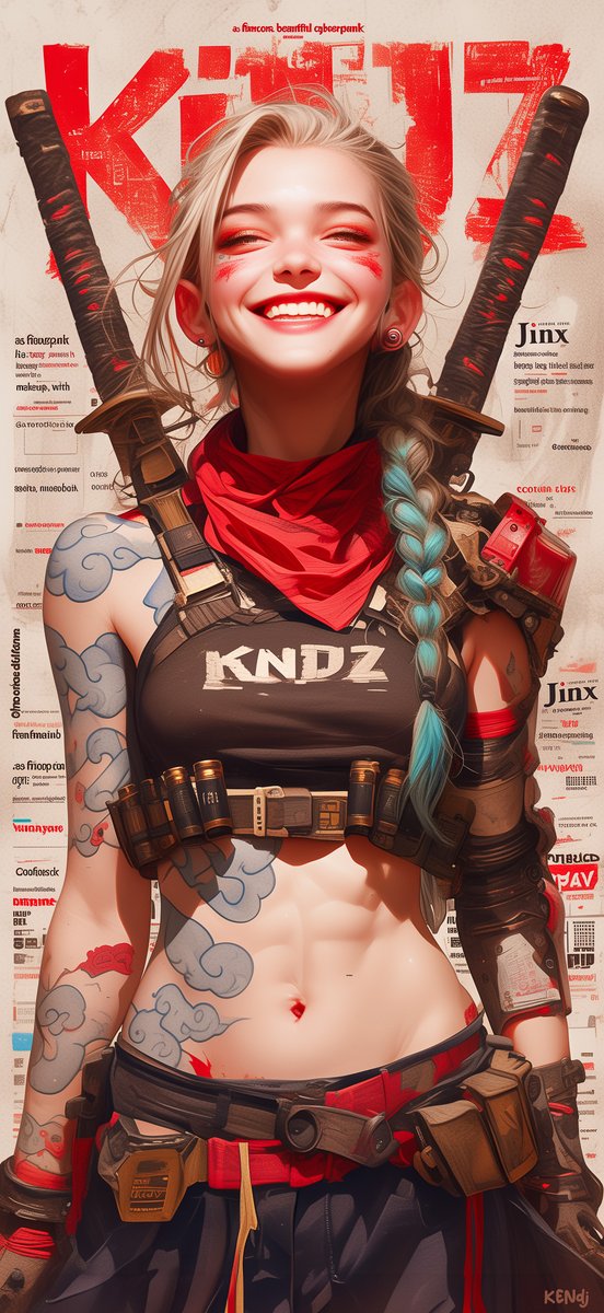 kendjkawaii's tweet photo. GOOD NIGHT!🌙
I hope you've enjoyed the day. Wishing you a night of peaceful sleep and beautiful dreams! Don't forget to follow me for more exciting discoveries !🥰
#AIイラスト #AIArtGallery #AIcommunity #Jinx #jinxfanart #LeagueOfLegends https://t.co/wUDSqev767