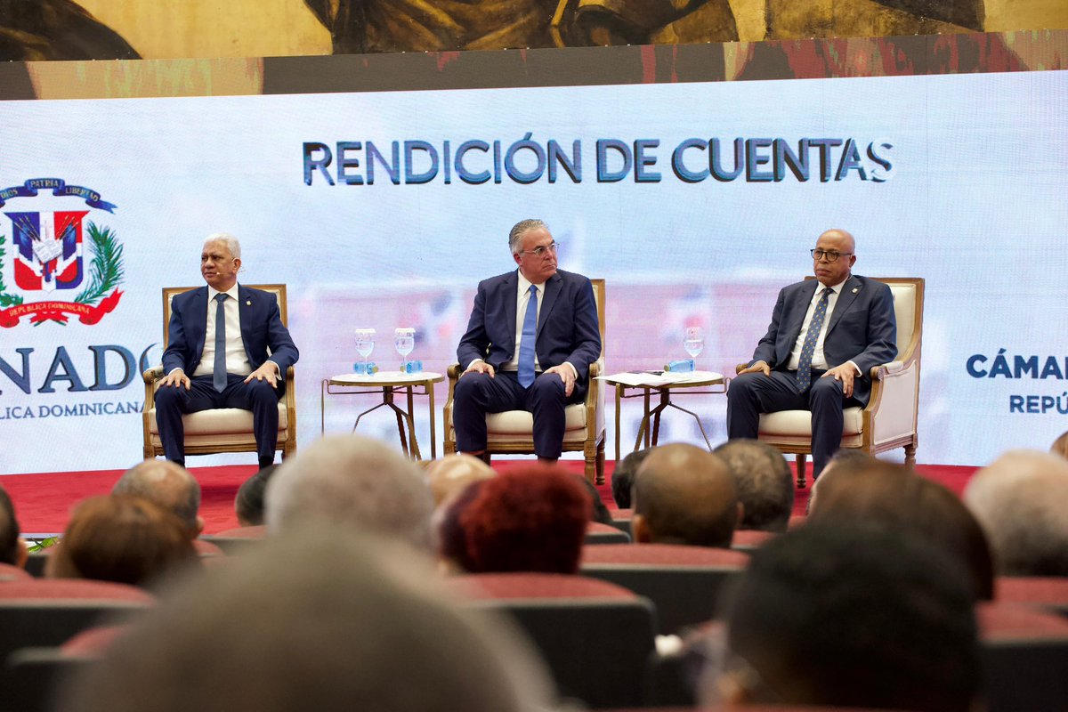¡El congreso está cambiando 🇩🇴!
Felicito desde aquí a los compañeros y amigos Alfredo Pacheco y Ricardo Santos, quienes desde la presidencia de ambas Cámaras del Poder Legislativo hoy rindieron cuentas, informando de los resultados de este Poder del Estado en los últimos 4 años..