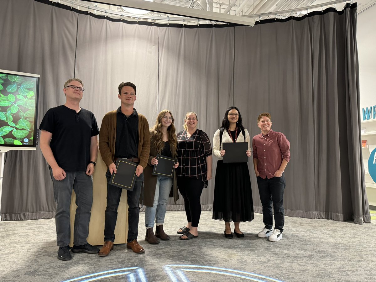 MacEwanResearch's tweet photo. Congratulations to our @ABInnovates Summer Research Studentships (SRS) top 3 winners: Branden Otte, Taylor Arnell, Josephine Moises! 

Special thanks to this years judges: Reg Joseph, Tristan Ham and Jennifer Olson!

@MacEwanU https://t.co/d2x3xctsUr