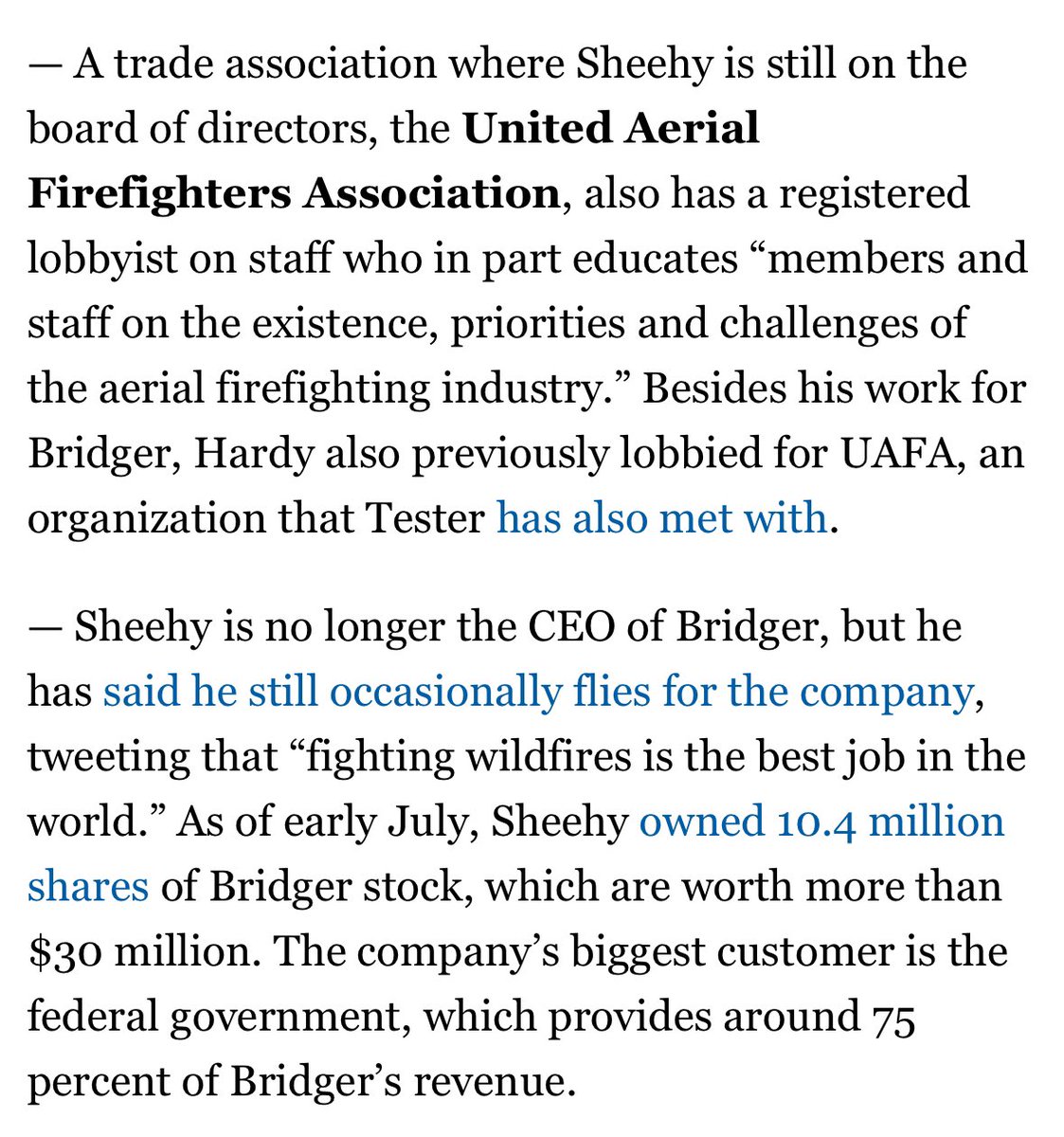 HannahRehm_'s tweet image. New reporting from @dlippman revealed that Tim Sheehy’s ties to lobbying continue to grow. 

His company spent $370K on lobbying in one year — and he’s hired lobbyists on retainer who were also donating thousands of dollars to Sheehy’s campaign. #mtsen