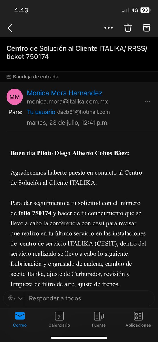 dieguinocb's tweet photo. @ItalikaOficial Hola @ITALIKAayuda  no me han dado respuesta adjunto fotos del seguimiento, es una burla el servicio que ofrecen ahí tengo mi moto sin usar por su nula atención https://t.co/XAVlmLqLEm