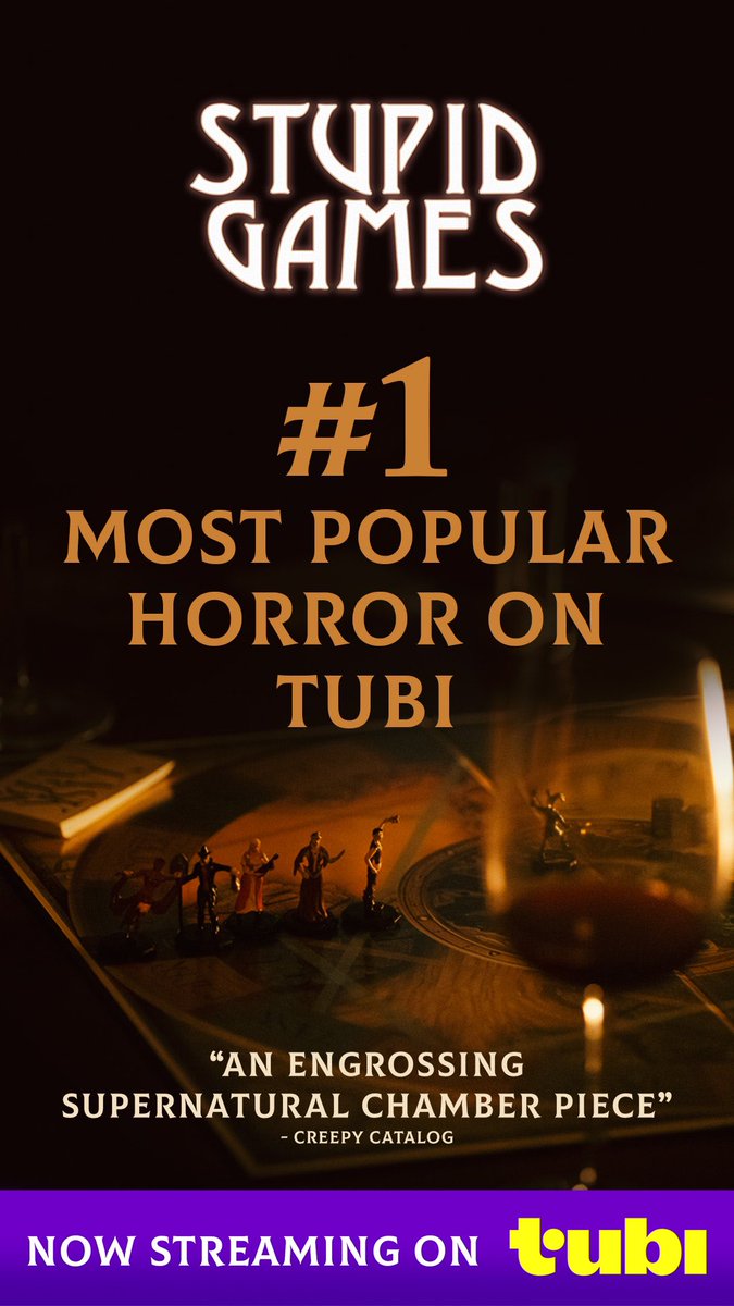 Audiences have spoken! We are thrilled people are enjoying our #gamenight so much! 🎲🎲 Now on #tubi!