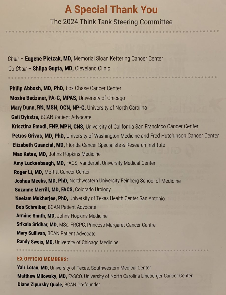 Dr. Bishoy M. Faltas (@faltaslab) on Twitter photo Co-Chairs <a href="/eugene_pietzak/">Eugene Pietzak</a> and <a href="/shilpaonc/">Shilpa Gupta</a> start the meeting. Excellent program put together by an outstanding steering committee #BCANTT24 <a href="/BladderCancerUS/">Bladder Cancer Advocacy Network</a> Co-Chairs <a href="/eugene_pietzak/">Eugene Pietzak</a> and <a href="/shilpaonc/">Shilpa Gupta</a> start the meeting. Excellent program put together by an outstanding steering committee #BCANTT24 <a href="/BladderCancerUS/">Bladder Cancer Advocacy Network</a>