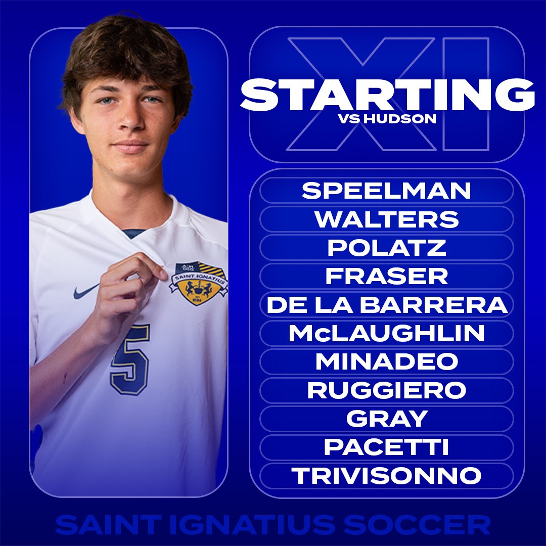 This evening’s Starting XI!