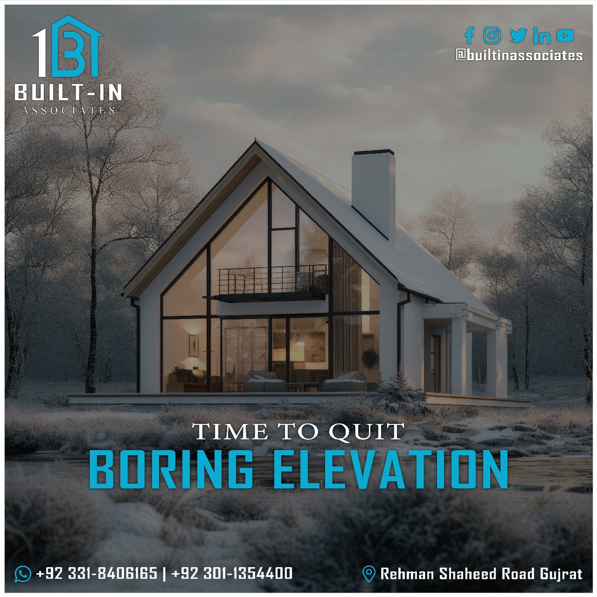 builtinass's tweet image. 🚀 TIME TO QUIT BORING ELEVATION! 🚀
Say goodbye to dull designs and hello to stunning elevations with Built-in Associates! Let us transform your spaces with creativity and flair.

#BuiltInAssociates #ElevateYourSpace #CreativeDesigns #InnovativeArchitecture #DreamBuilders