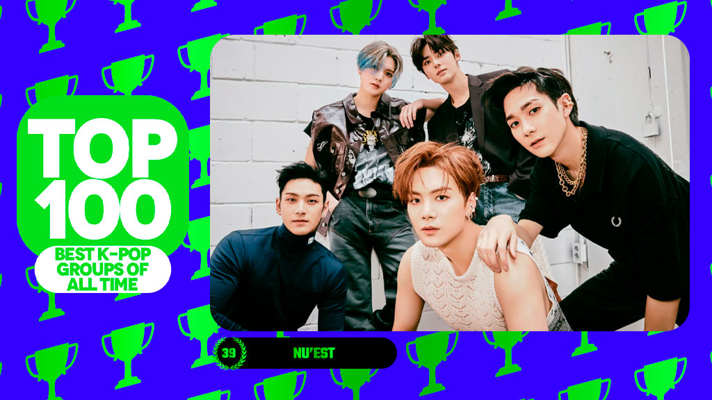 TOP100KPOP's tweet photo. TOP 100 – BEST K-POP GROUPS OF ALL TIME

#39 NU’EST

Congratulations! 🎉 https://t.co/JSYGJeCoDO