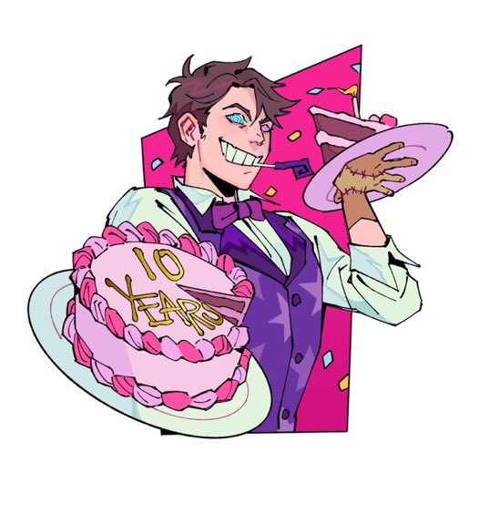 dawktrap_'s tweet image. for the ten year anniversary of fnaf, we made the cake dawktrap was holding! #FNAF10thAnniversary #fnaf #dawktrap
#dawko @dawkosgames