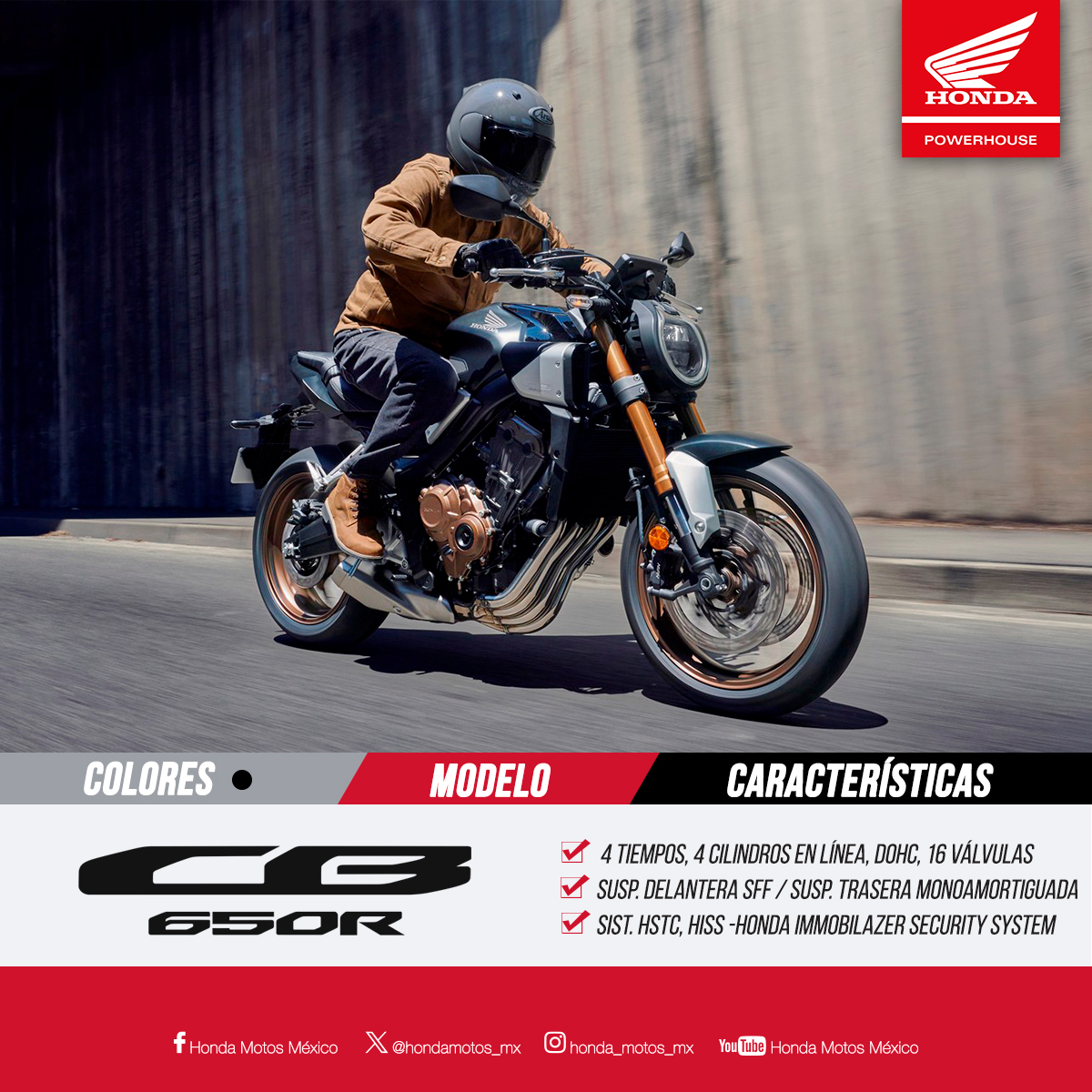 Honda Motos México tweet media