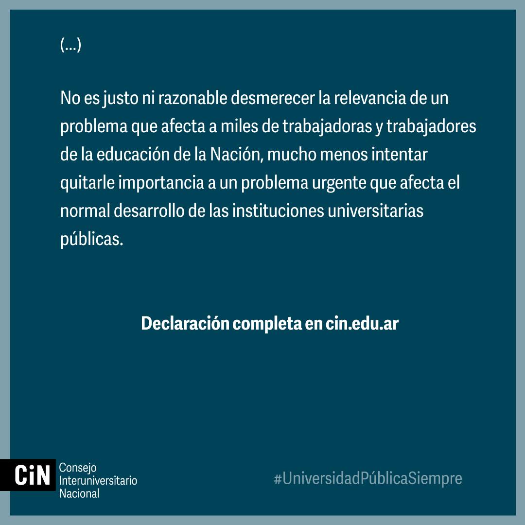 🗣️ Declaración del Comité Ejecutivo del
<a href="/CINoficial/">CIN</a> del 7 de agosto de 2024  
TEXTO COMPLETO en unla.edu.ar/novedades/cin-…