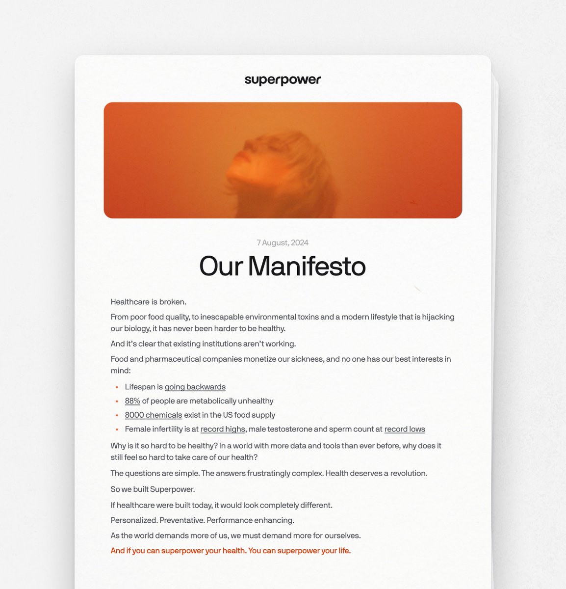 superpower's tweet image. We all have some sort of gift.

A talent. A skill. A superpower. That the world needs to see.

Yet the world is not giving us the resources to be exponential.

A new health hero is needed.