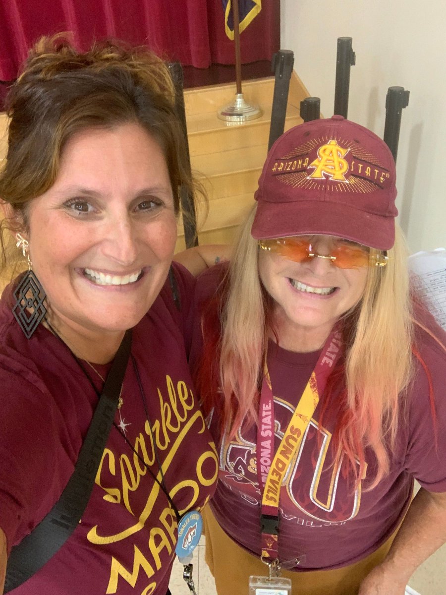 Tonalea teachers and staff participating in our Avid programs “college shirt day” is in full effect. Mrs Funk will never turn down a day to dress up with full Tiger Pride! We love our teachers!!!