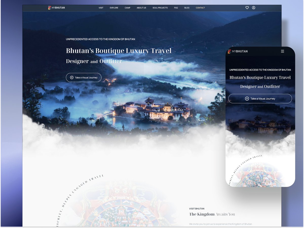 We are excited to announce the launch of our new website!

Browse mybhutan.com to find our latest visual and interactive content, offering the deepest and most detailed online view of Bhutan’s landscapes, culture, and heritage.

#MyBhutan #LuxuryTravel #ExploreBhutan