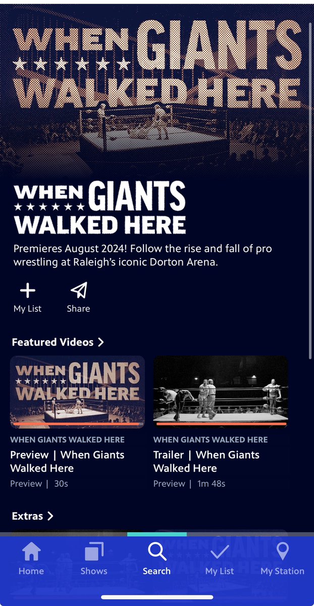 Powerbombshells's tweet photo. Don’t forget to download the PBS app to watch #WhenGiantsWalkedHere on Thursday night! 

-In NC: airs at 10 PM ET

-Outside NC: airs on app immediately after at 11 PM ET https://t.co/yC4YwJW3Sg