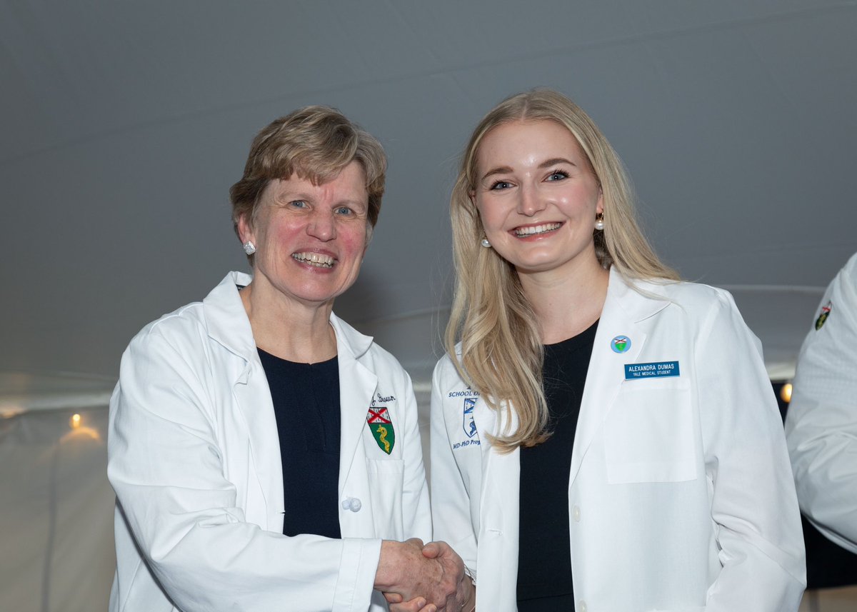 Very excited to have added a new accessory to my closet this week <a href="/YaleMDPhD/">Yale MDPhD Program</a>! 🥼🧬