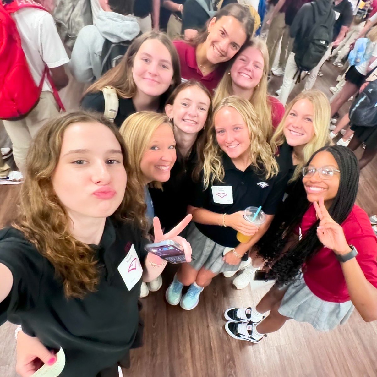 Official start of school year # 31 today! At ECS and so blessed to be with this awesome group of girls as their discipleship group leader for their junior year. Love them!!! ❤️🦅😊