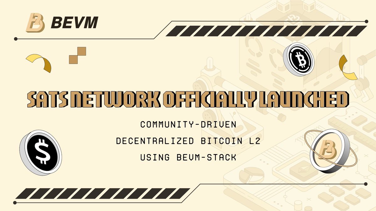 Ermjayy14's tweet photo. Announcing Sats Chain: The First Community-Driven, Decentralized Bitcoin L2 based on BEVM-Stack
Let's dive deep into what this means and how you can get involved. Walk with me 👇🏻
#Bitcoin #Satschain https://t.co/dm6kM5UUk1