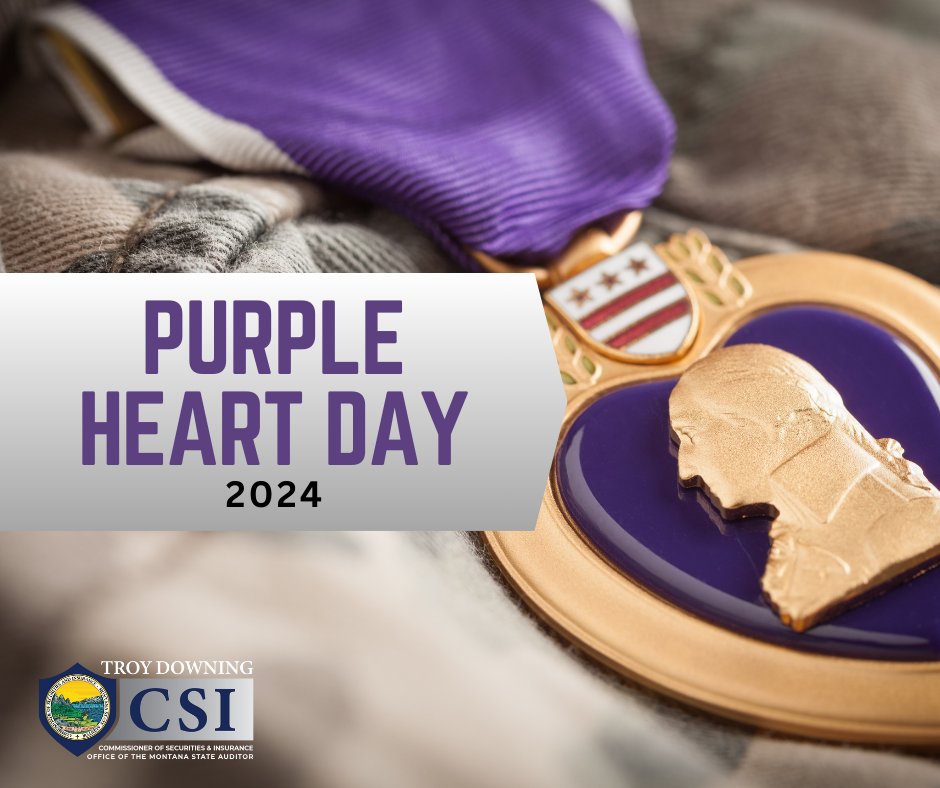 BrownCSIMT's tweet photo. Today, we pay tribute to the brave souls who have been wounded in the line of duty and earned the Purple Heart. Your courage and sacrifice will never be forgotten, and your strength inspires us.
#PurpleHeartDay
#csimt https://t.co/RUdAF5mjit