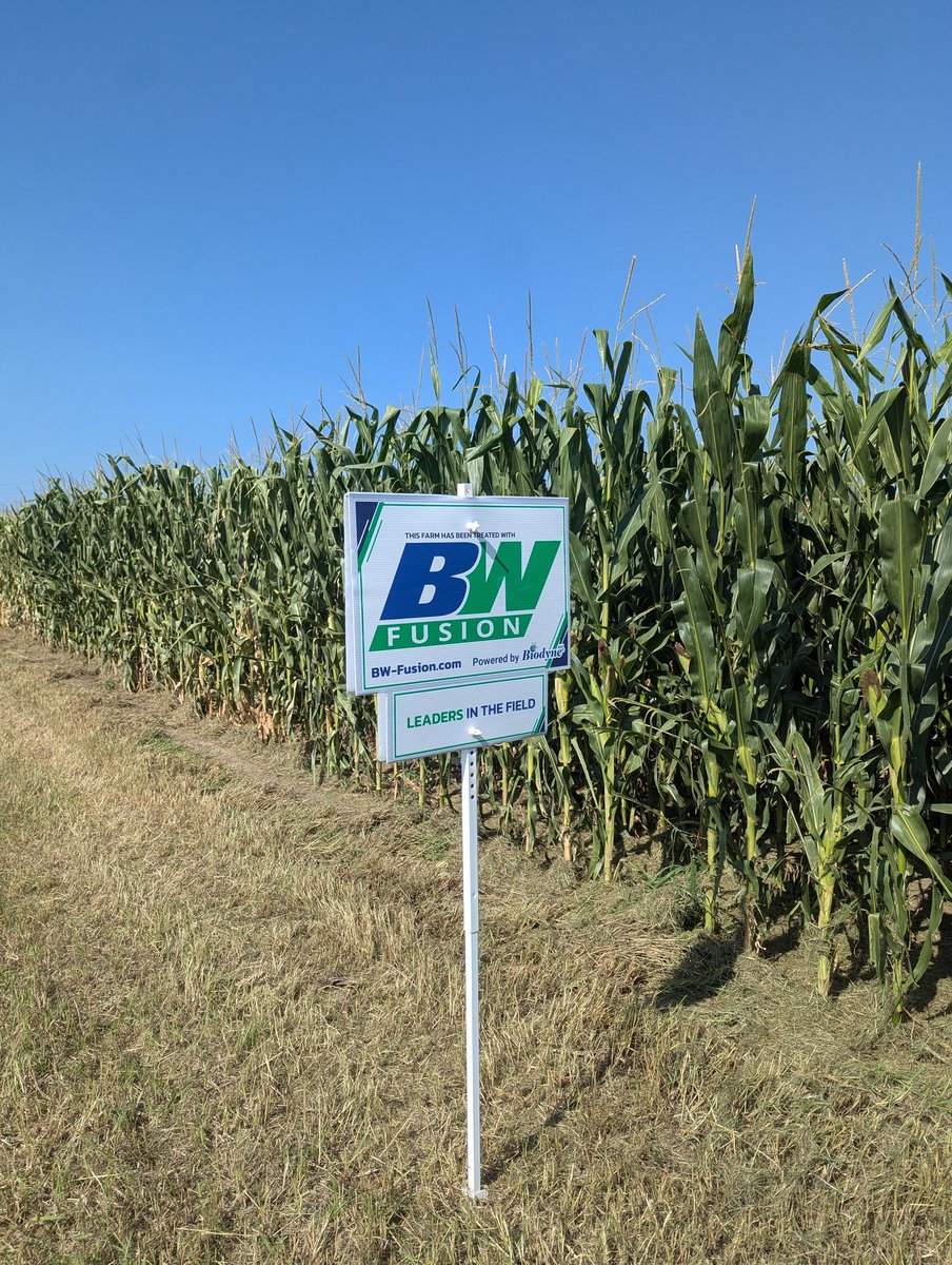 First field sign I've ever put up on my own farm. Always wanted to do that 🤣 <a href="/bw_fusion/">BW Fusion</a> @Biodyne_USA