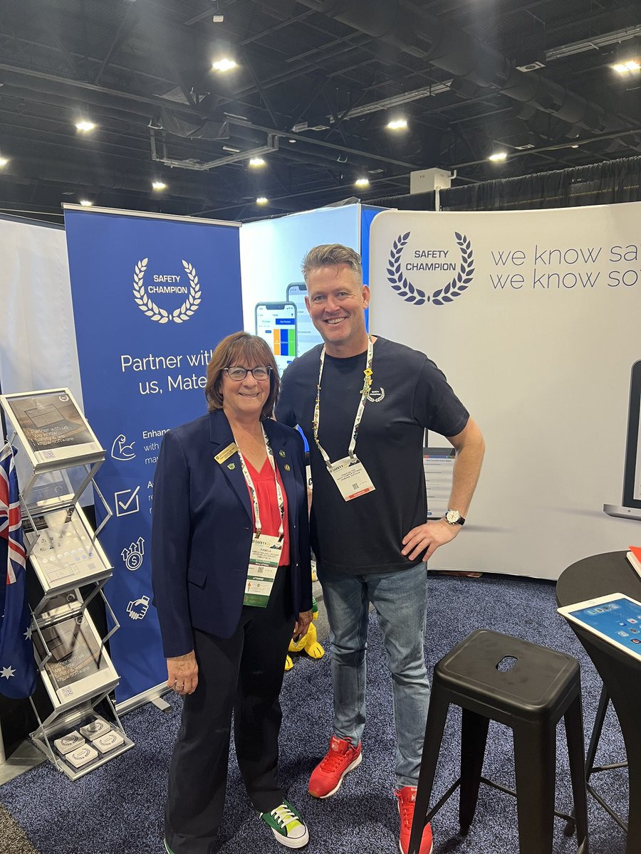 Great to spend some time with <a href="/ASSPSafety/">ASSP</a> President Pam Walaski, CSP, FASSP.