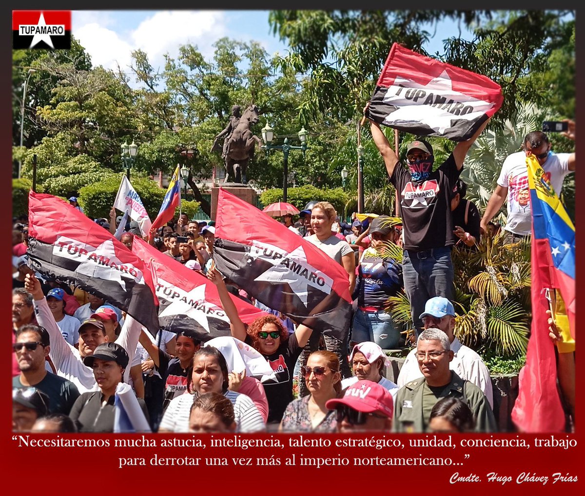 🔴⚫️ Ahora y más que nunca debemos, como decía el Cmdte. Chávez arreciar “la batalla del conocimiento, la batalla de la conciencia, la batalla de las ideas…” 
Ante el ataque de la oposición venezolana, de las influencias antiimperialista: ¡Mayor integración en la Revolución! 🇻🇪