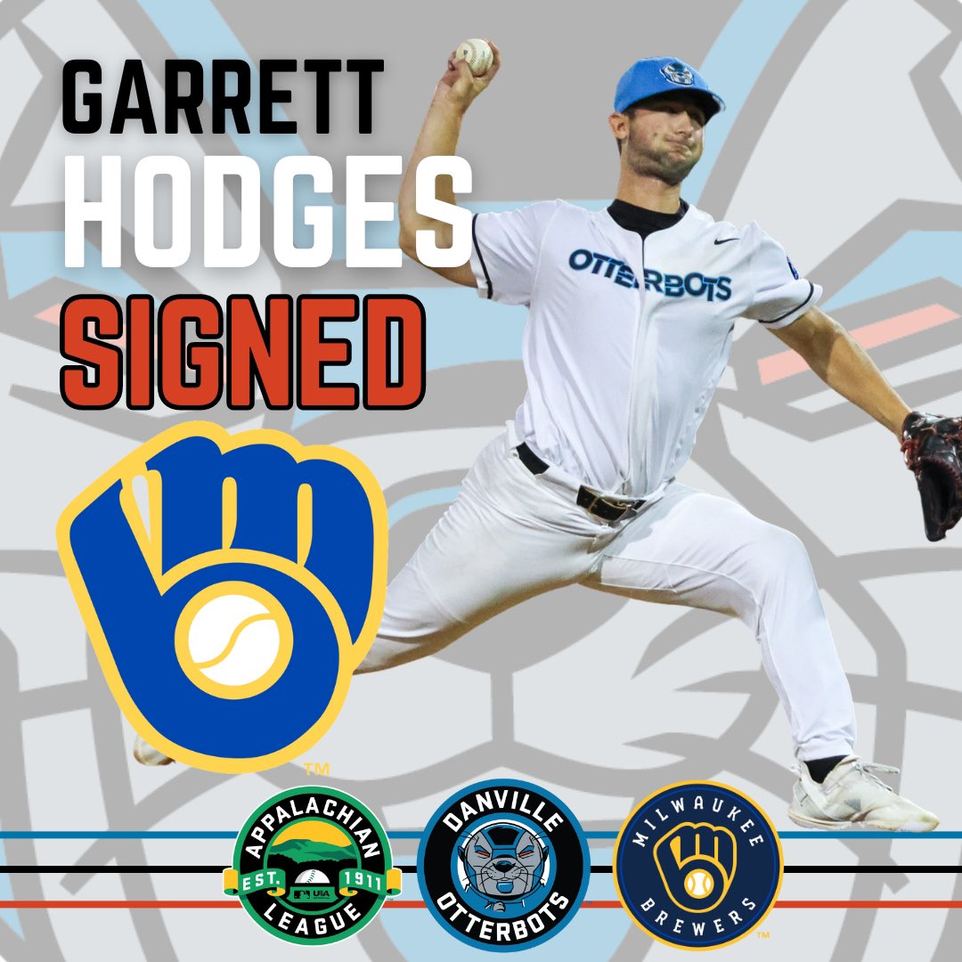 Danville Otterbots (@gootterbots) on Twitter photo Bartender? Yes, one flamethrower please.
Our guy <a href="/GarrettHodges17/">Garrett Hodges</a> has signed with the Milwaukee Brewers! Bartender? Yes, one flamethrower please.
Our guy <a href="/GarrettHodges17/">Garrett Hodges</a> has signed with the Milwaukee Brewers!