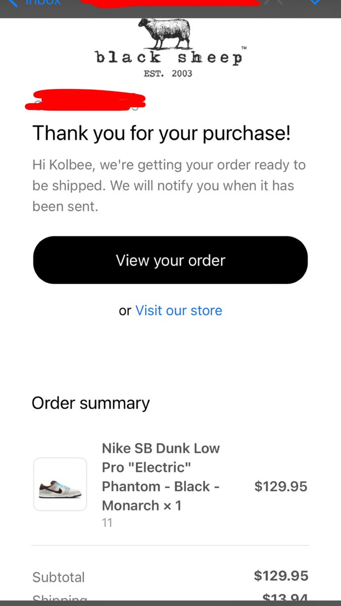 kolbeeriley's tweet photo. @snkr_twitr YOOOOO finally got thru after trying every link all day😮‍💨😮‍💨 https://t.co/r4whrj1Zhw
