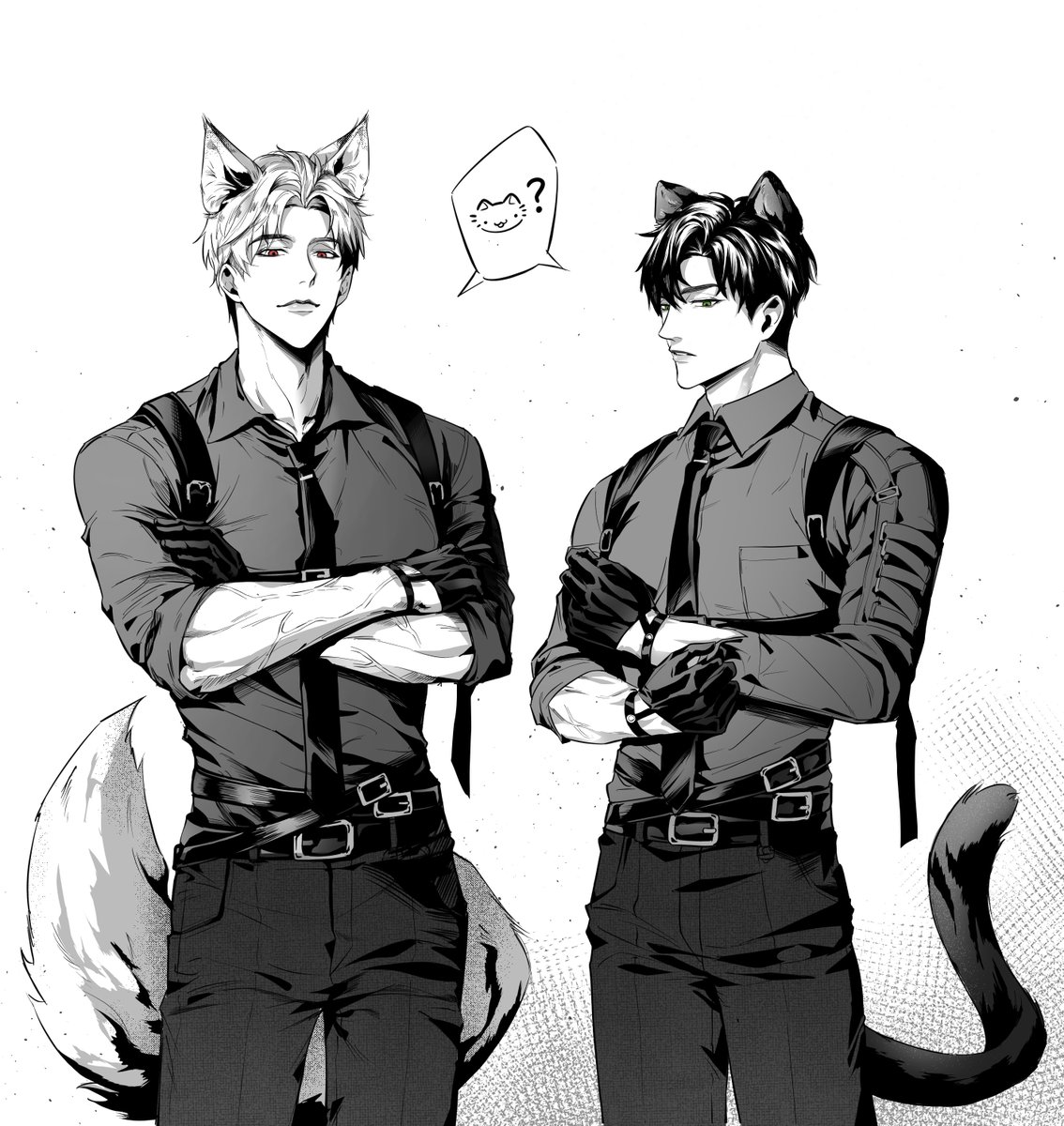Aurumu_'s tweet photo. 🐺🐈‍⬛🐾
#Sylus #Zayne #LoveandDeepspace https://t.co/WIlgJrueOR