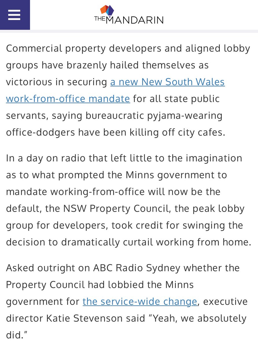 It’s becoming increasingly clear that the NSW Labor government is completely owned by the property lobby.