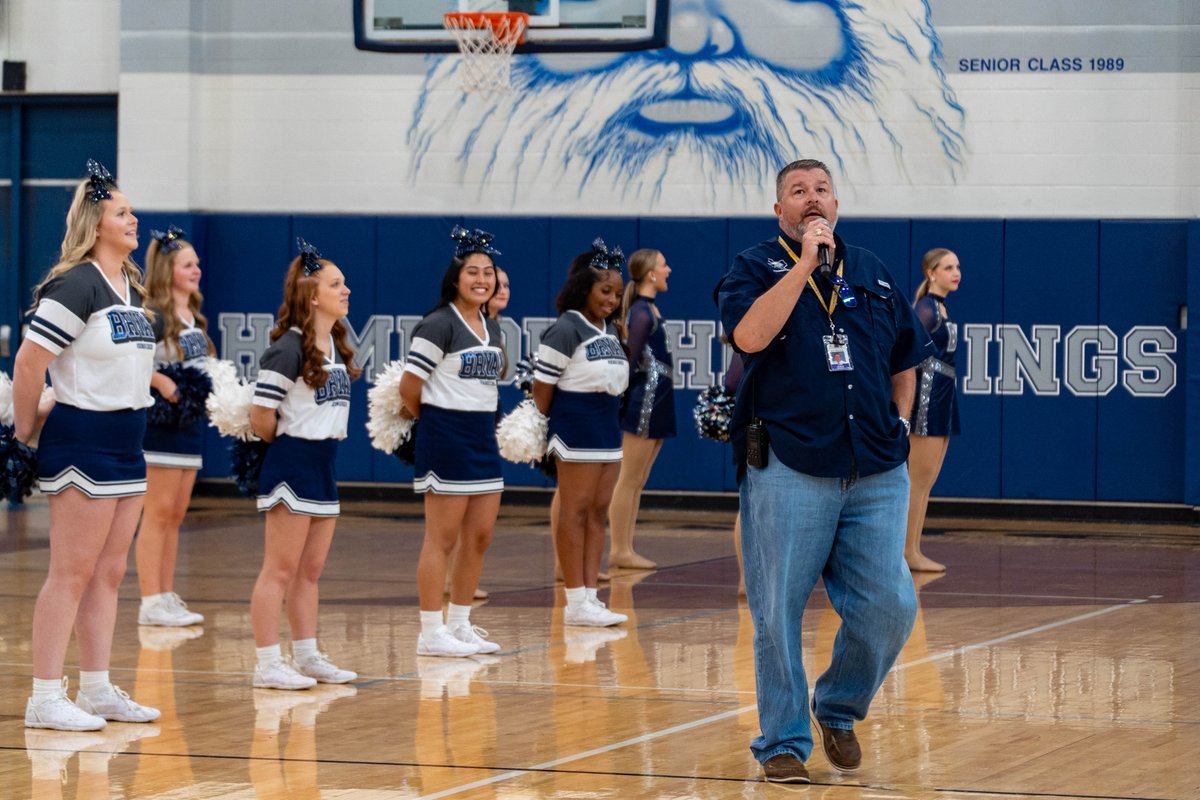 Bryan High School welcomed its new freshman class at today's Fish Camp! The BHS Class of 2028 learned what it means to be a Viking, toured the school, and participated in their first BHS pep rally!