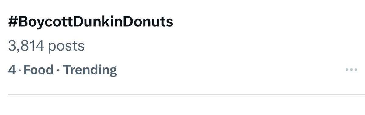 atensnut's tweet image. It’s. #4.   Let’s get it to #1 

#boycottDunkindonuts