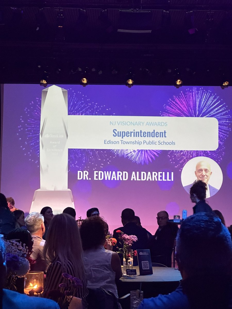 The best superintendent of schools in the State of NJ. Congratulations Eddie. <a href="/EAldarelli/">Edward Aldarelli</a>