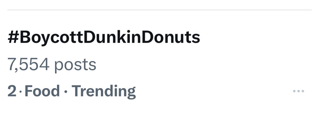 catturd2's tweet image. #BoycottDunkinDonuts. Is now the # 2 trend in the USA. 

They thought they were going to bully us now they’re in FAFO mode.