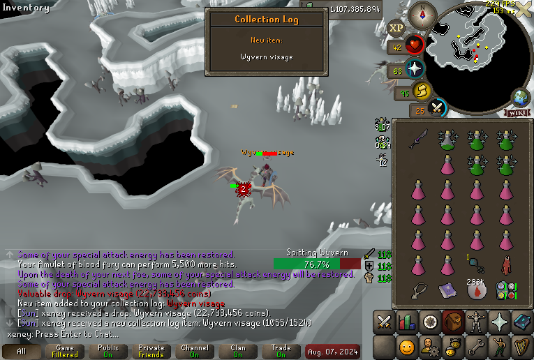 Wyvern vissy ~4.6k kc